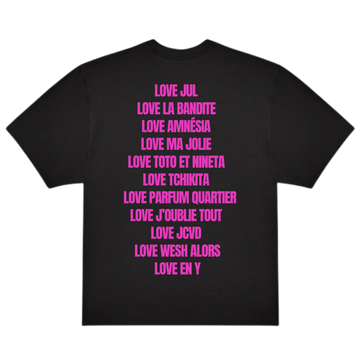T-SHIRT JUL LOVE ROSE PAILLETTES