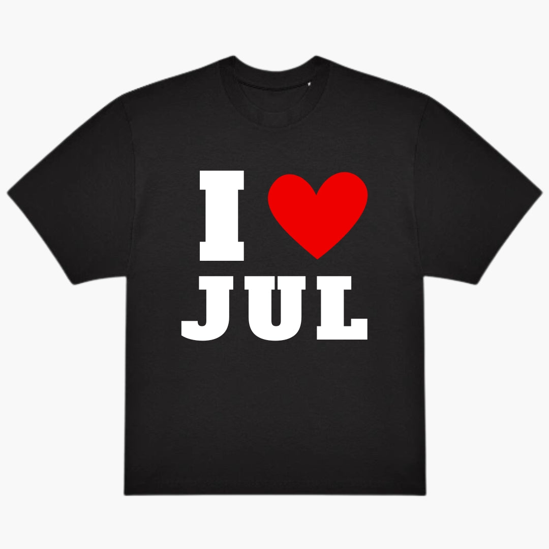 T-SHIRT "I LOVE JUL"