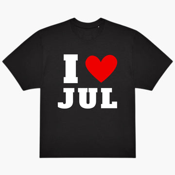 T-SHIRT "I LOVE JUL"